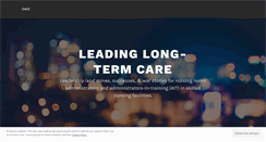 Desktop Screenshot of leadinglongtermcare.com